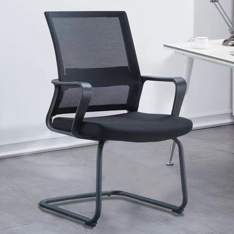 Contemporary Ergonomic Office Chair Mid-Back Breathable AirGrid Desk Chair