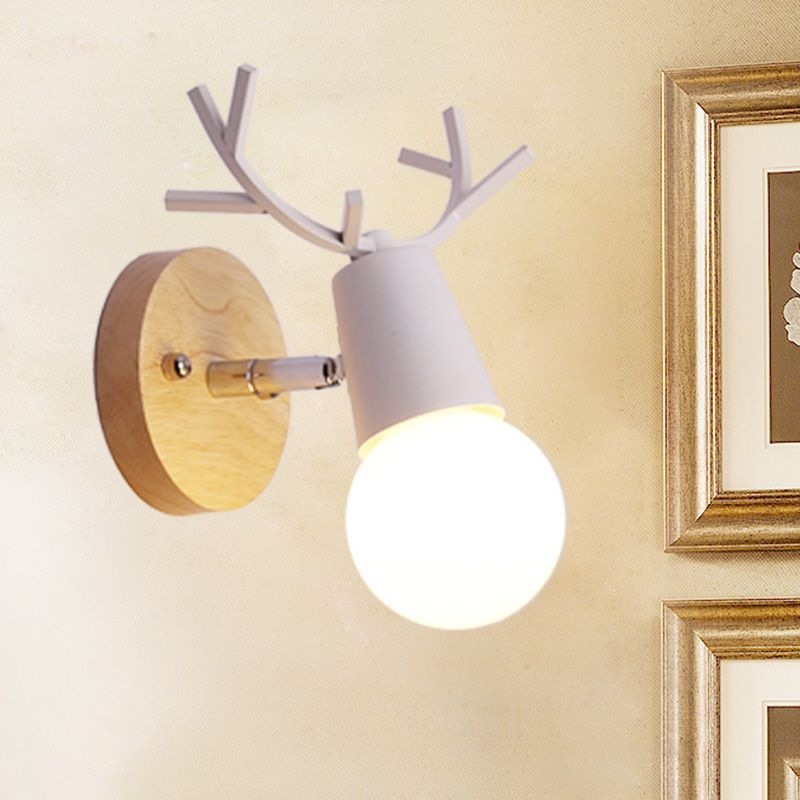 Luces de pared de tocador armado Modernos apliques de tocador de madera de estilo minimalista