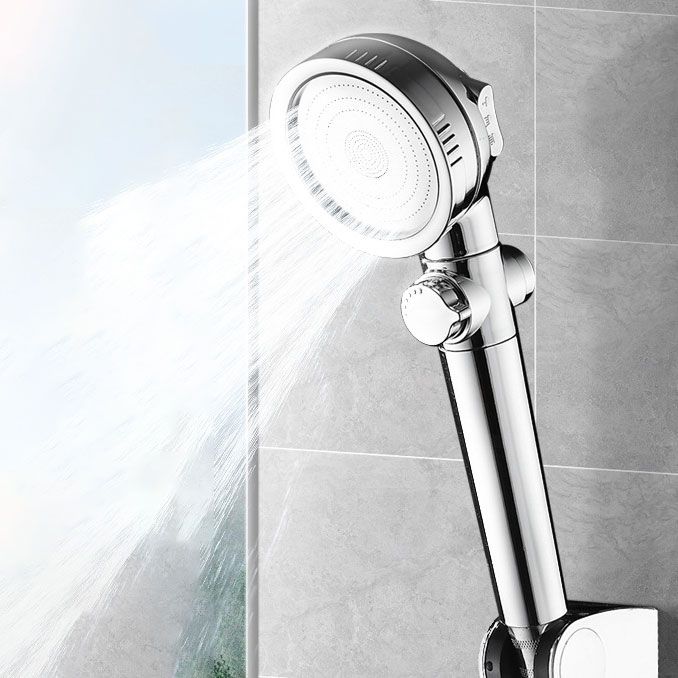 Super Pressurized Shower Head 3 Sprays Adjustable Water Flow Round Shower Head