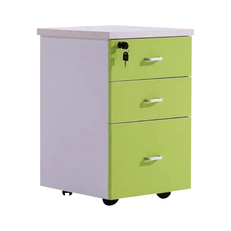 Contemporary Vertical Filing Cabinet Wood Filing Cabinet on Wheels