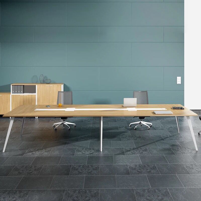 Contemporary Style Engineered Wood Desk Rectangle Desk for Office