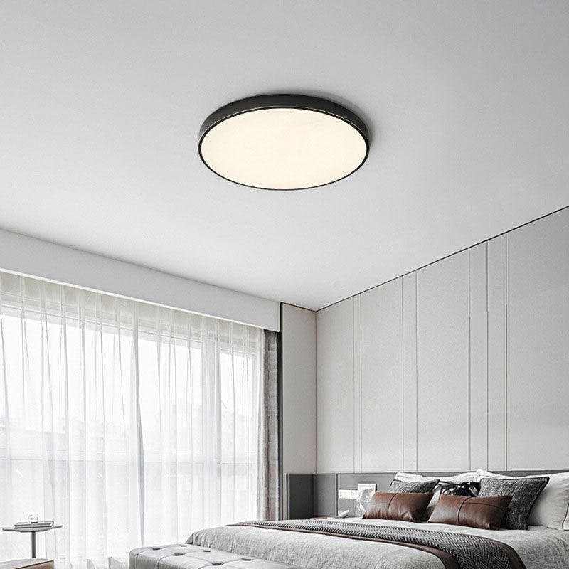 Modern Minimalist LED Ceiling Light Circular Acrylic Flush Mount for Bedroom