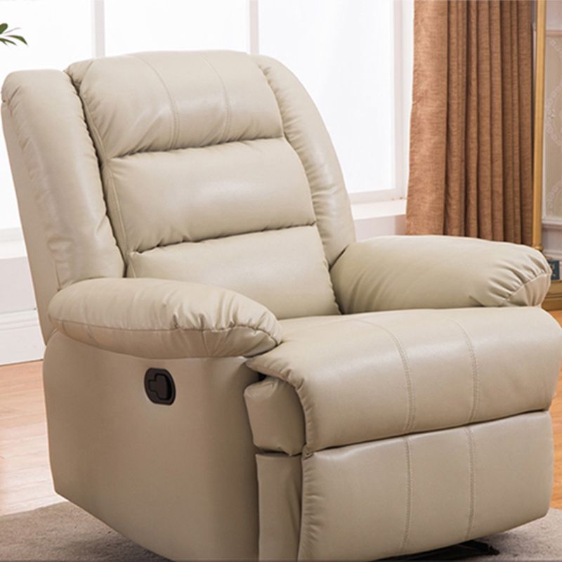 Contemporary Recliner Chair Metal Frame Standard Recliner with Independent Foot