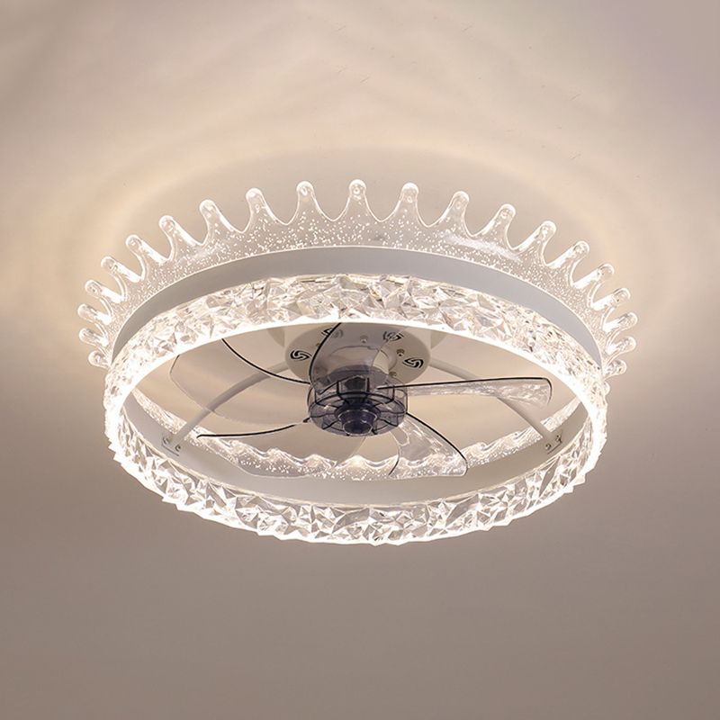 Éclairage de plafond LED minimaliste Light circulaire de plafond semi-rince avec une teinte acrylique