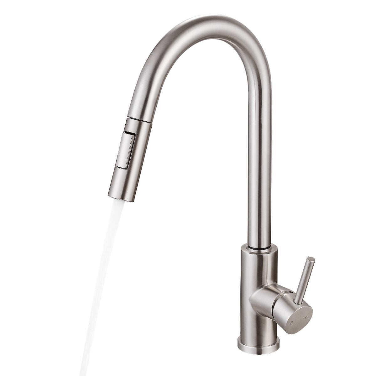 1-Handle Faucet Touch Stainless Steel with Water Dispenser Standard Kitchen Faucet