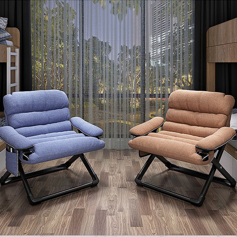 Contemporary Indoor Recliner Chair with Arm Storage Rocker Chair