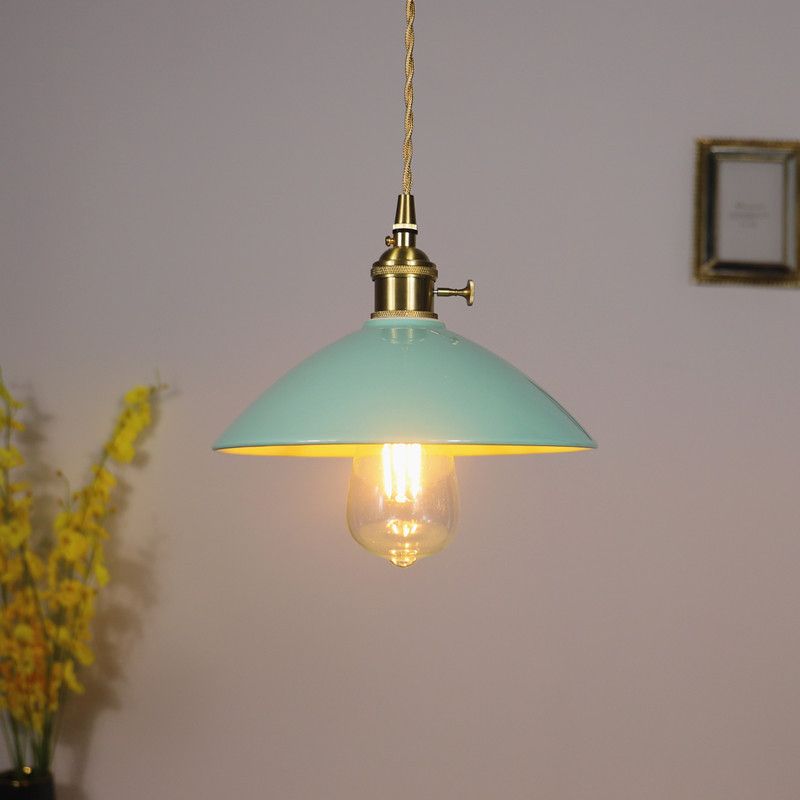 1-Licht-sich verjüngter Anhängerleuchte Vintage Ceramic Suspension Lighting für Esszimmer