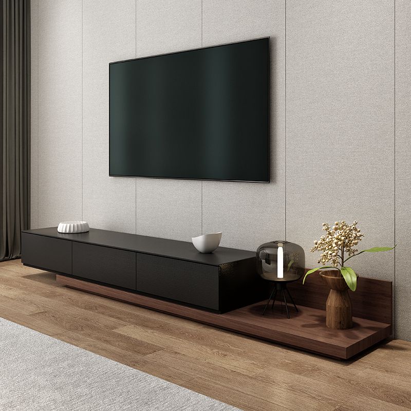 Engineered Wood TV Stand Console Contemporary TV Media Stand