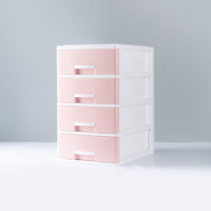 Contemporary Lateral Filing Cabinet Plastic Home or Office File Cabinet with Drawers