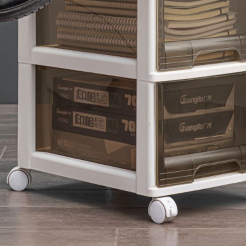 Modern Acrylic Filing Cabinet with Drawers for Home and Office