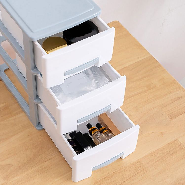 Modern Vertical Filing Cabinet Plastic Drawers File Cabinet for Home or Office