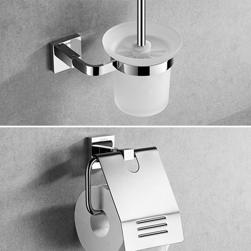 Bath Shelf Bathroom Accessory Kit Metal Drill and Screw Mount Bathroom Hardware Set