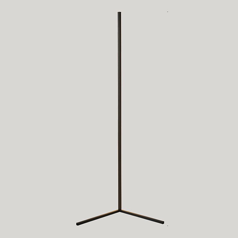 Simplicity Aluminum Floor Reading Lamp Linear 1-Light LED Floor Lamp for Living Room