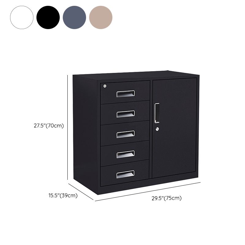 Modern Style File Cabinet Metal Frame Lock Storage Filing Cabinet