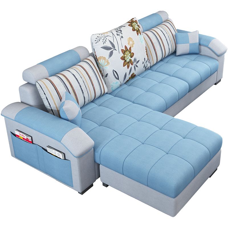 Cojines de almohada de almohadilla deslizada con mechones de sofá con almacenamiento con almacenamiento