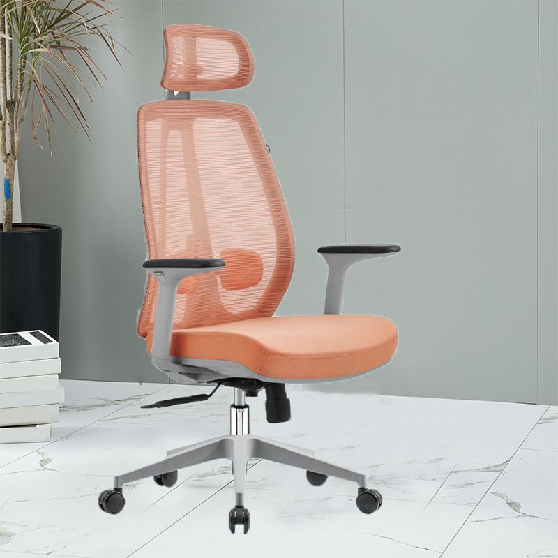 Removable Arms Office Chair Modern No Distressing Ergonomic Desk Chair with Wheels