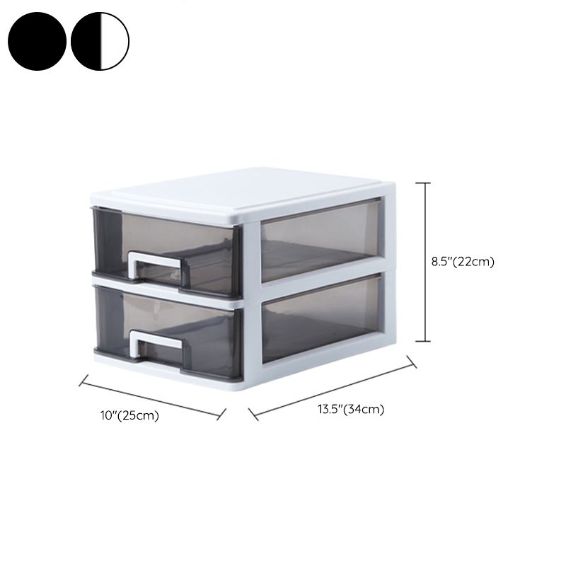 Vertical Filing Cabinet Transparent Drawers Modern Plastic File Cabinet