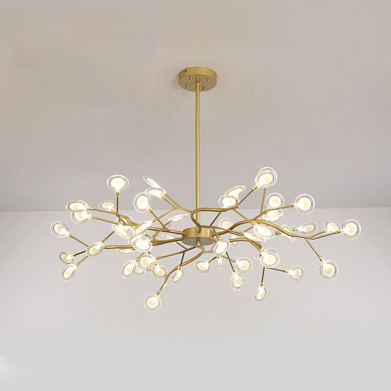 Chandelier de lustre en métal moderne en forme de branche LED ARRIMME LEMPORT