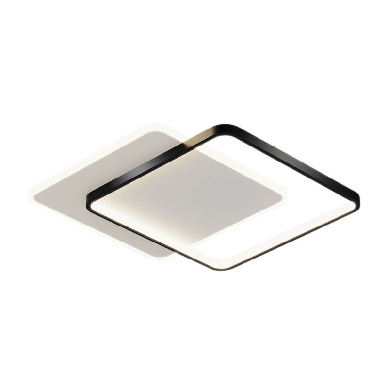 Metal Geometric Flush Ceiling Light Contemporary Flush Mount