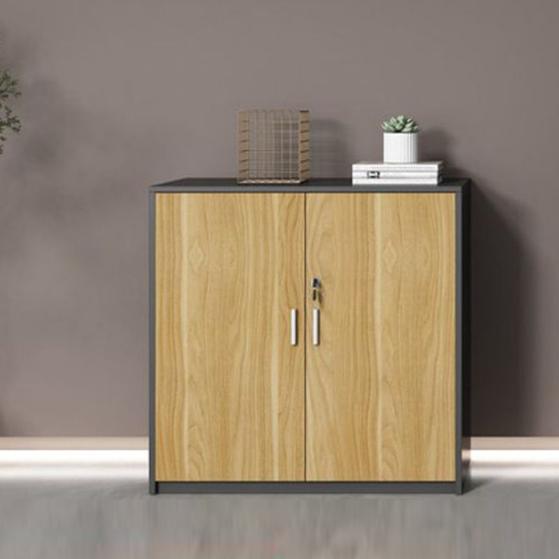 Traditional Wood Cabinet Locking Drawers and Storage File Cabinet