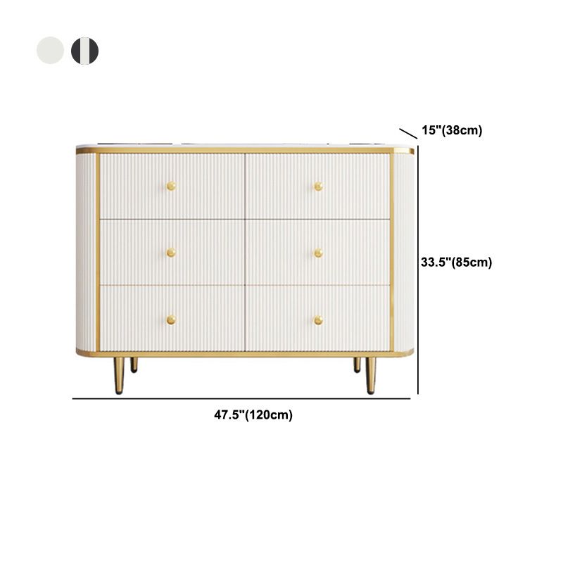 Modern Accent Chest 14.96" Wide Chest with Drawers, Water Resistant