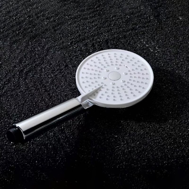 Matte Black Handheld Shower Head Modern 3-Jet Round Wall-Mount Handheld Shower Head