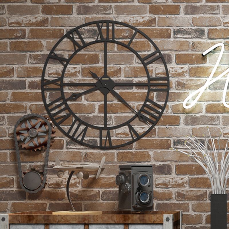 Water Resistant Brick Patterned Wallpaper Roll PVC Industrial Wall Decor for Restaurant