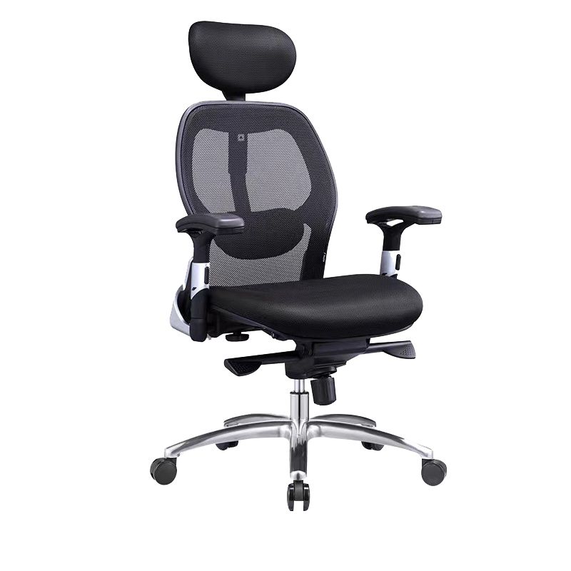 Mesh Computer Chair Modern Desk Chair Black Mid-Back Chair with Wheels