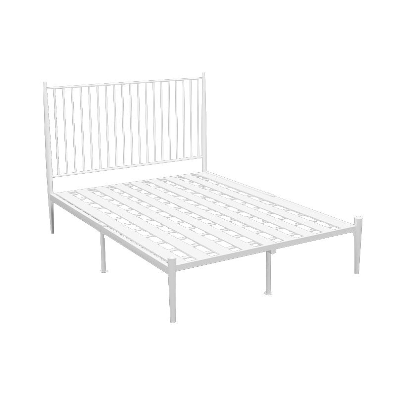 Modern and Contemporary Metal Slat Headboard Princess Iron Bed