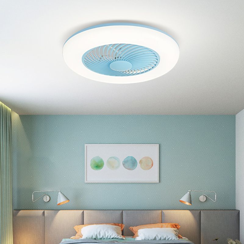 Metal Ceiling Fan Light Modern Style Ceiling Fan Light for Bedroom