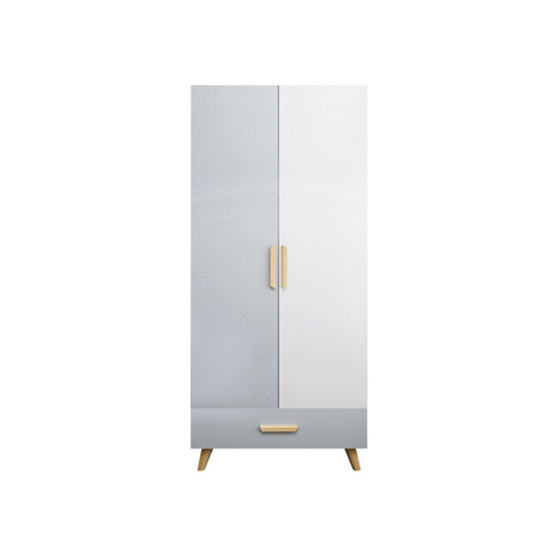 Contemporary Bedroom Armoire with Garment Rod Wooden Youth Armoire