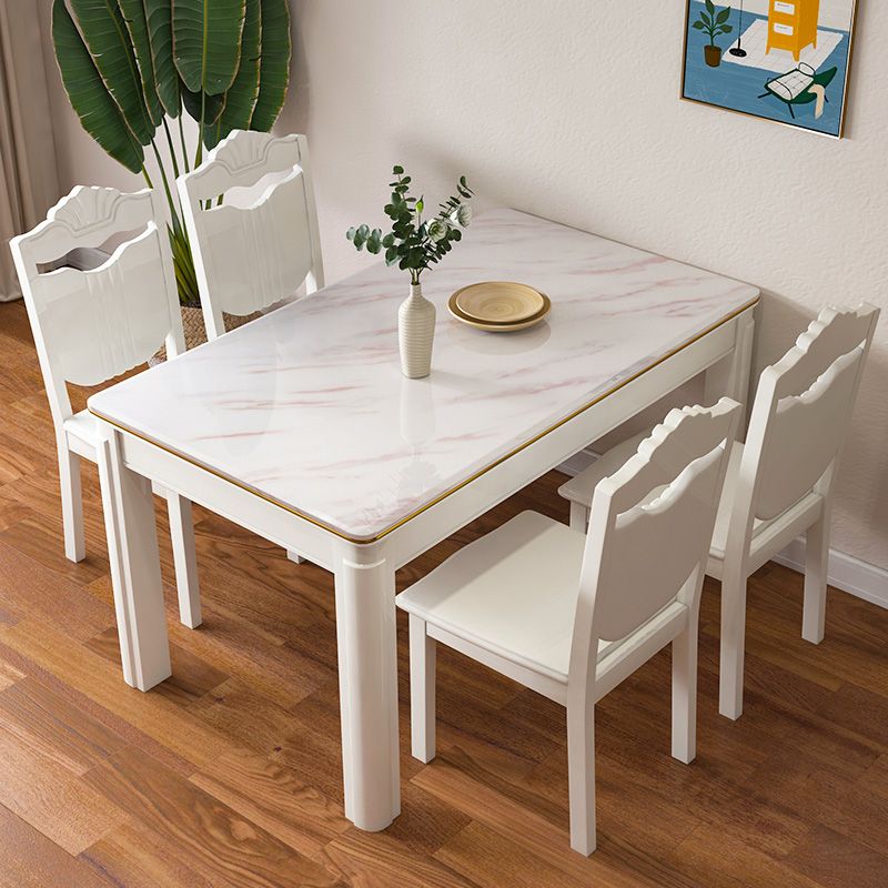 Modern Fixed Dining¬ † Room¬ † Table¬ † Set marmer top eetkamer meubels voor restaurant