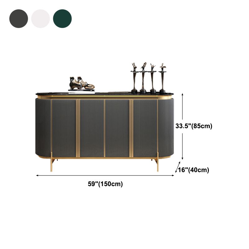 Door Contemporary Stone Sideboard Cabinet Dining Room Sideboard