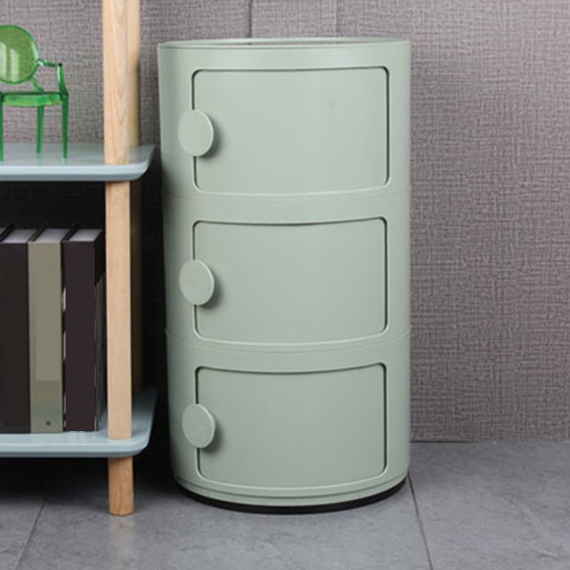 2/3/4-Door Nightstand (India) 12.6" H Plastic Bedside Cabinet