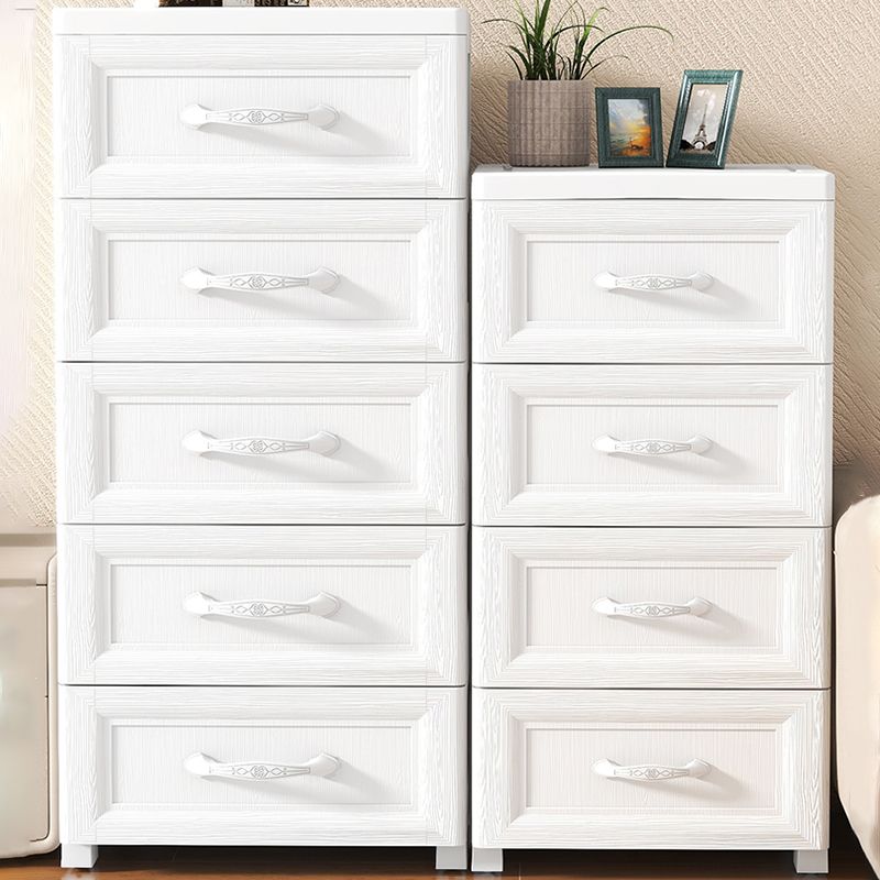 Contemporary Baby Dresser Plastic Kids Furniture for Bedroom