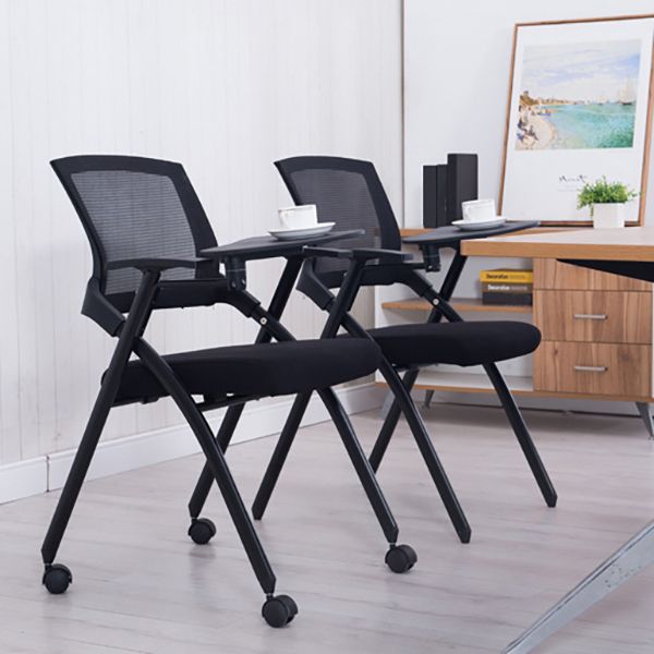 Contemporary Swivel Rolling Office Chair Mesh Arms Included Task Chair