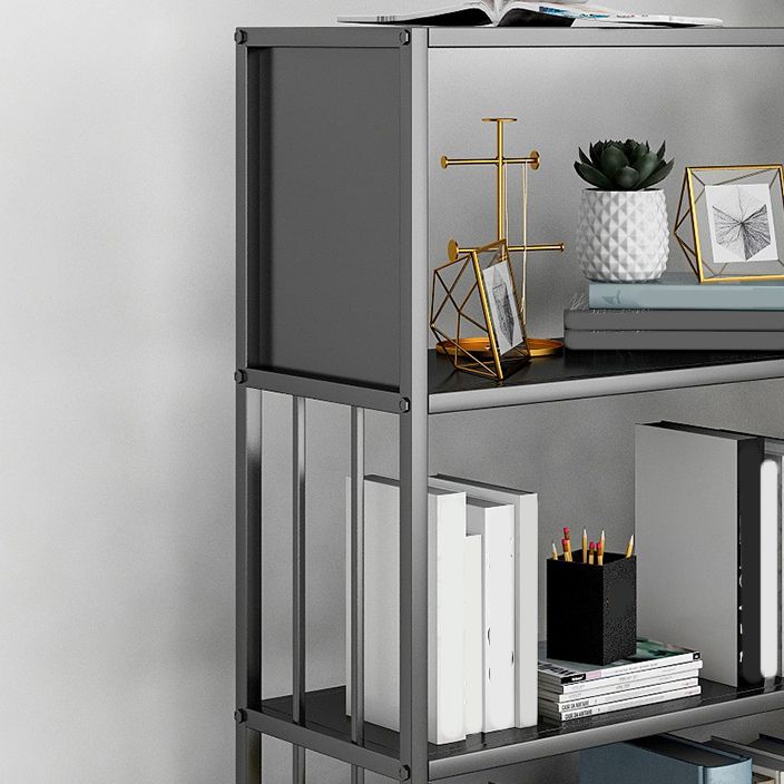 Modern Shelves Metal Bookshelf Etagere Open Shelf Bookcase with Metal Legs