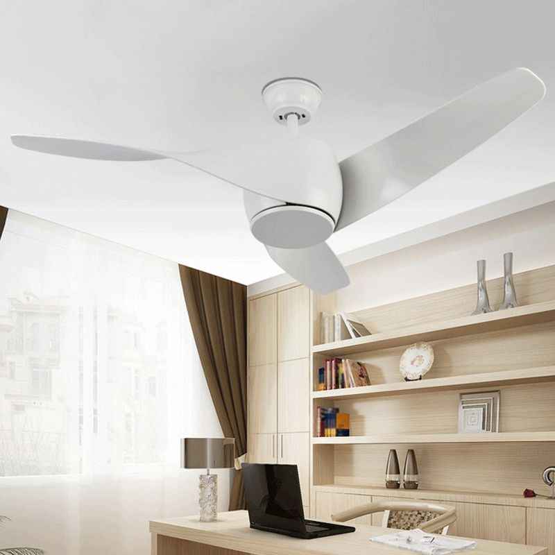 Fan Shape Metal Ceiling Fan Kid Style 1 Light Ceiling Fans Fixtures