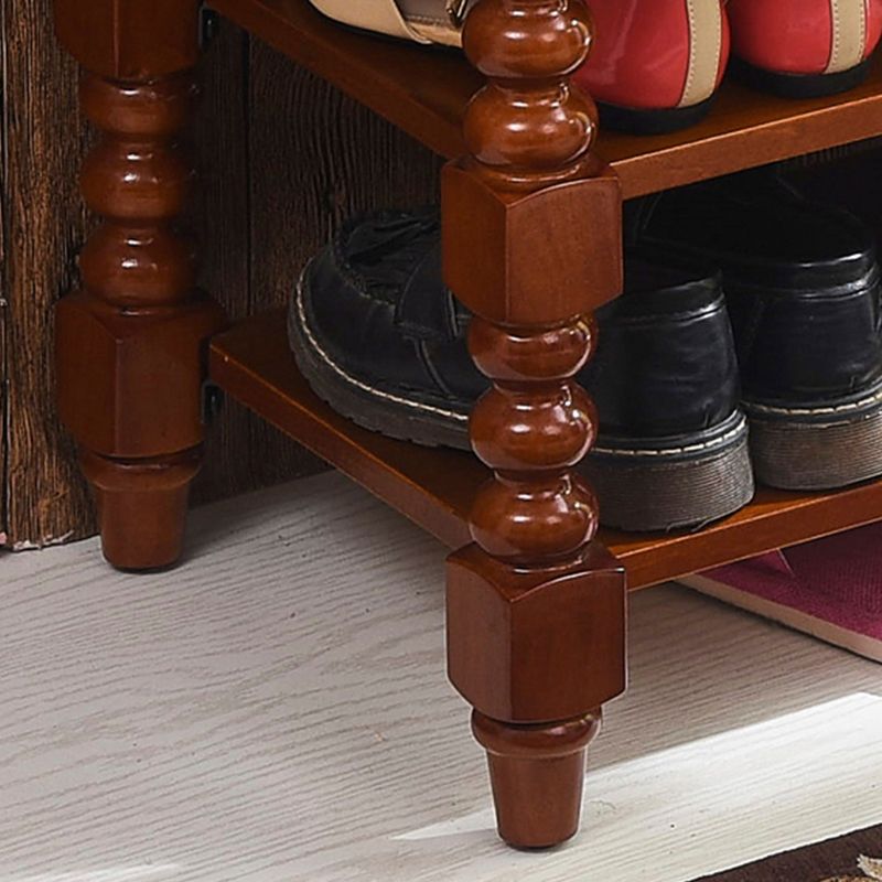 11.7-inch W Traditional Seating Bench Solid Wood Entryway Bench with Upholstered