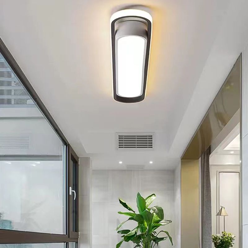 Modern Simple Flush Mount Ceiling Light Linear Flush Lamp for Living Room