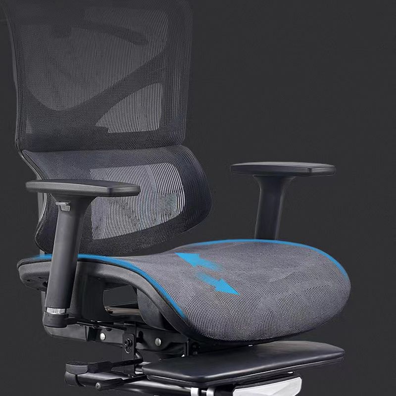 Modern Desk Chair Mesh Computer Chair High-Back Adjustable Chair with Wheels