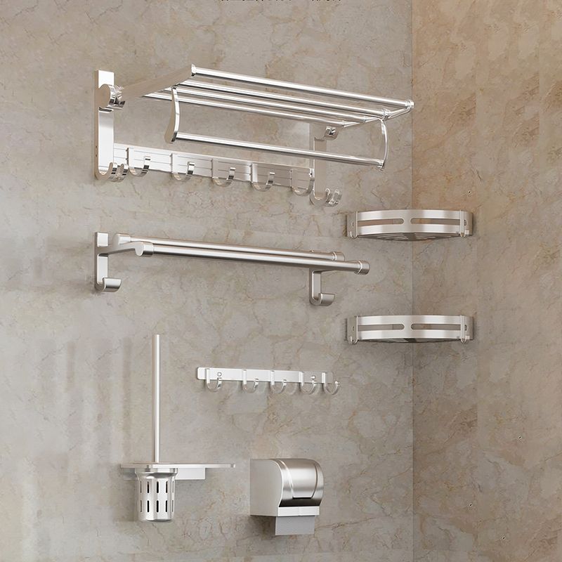 Traditional Bath Shelf Stainless Steel Paper Holder Bathroom Accessories Hardware Set