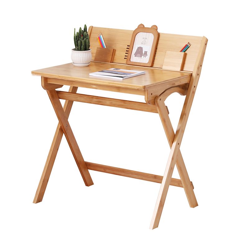 Wood Lap Desk and Chair Kids Writing Desk in Natural Child Desk