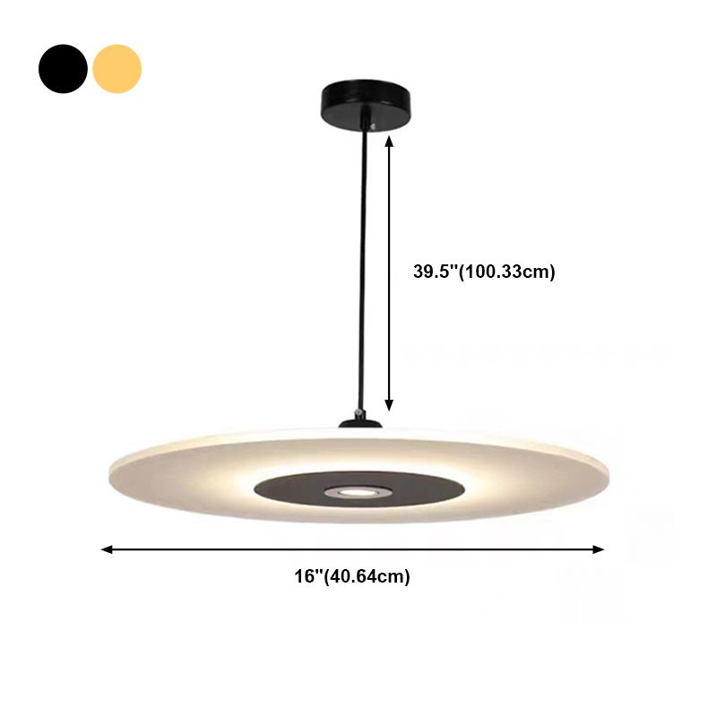 Nordic-Style Pendant Ceiling Light Metal LED Hanging Light Fixture