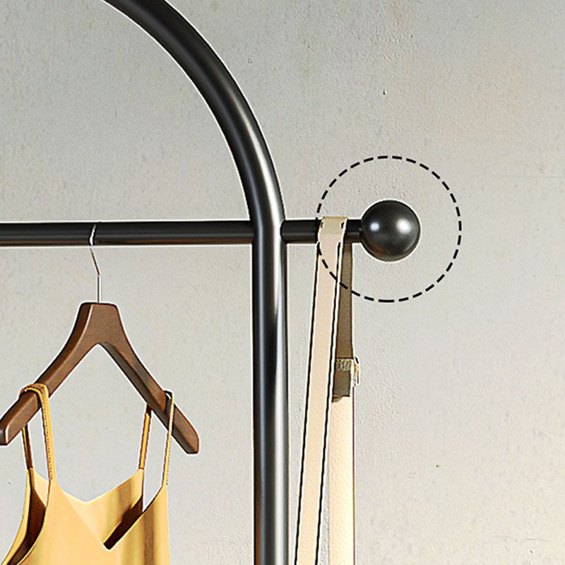 Basic Metal Coat Hanger Marble Bottom Hooks Coat Rack for Living Room