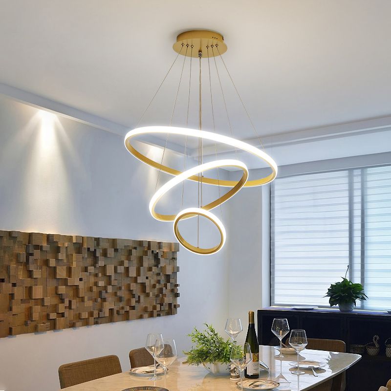 Modern Chandelier Lighting Fixture Multi-tier Chandelier Pendant Light for Dining Room