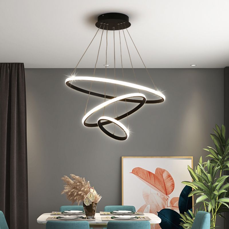 Contemporary Multi-Layer Chandelier Lights Metal Chandelier Pendant Light