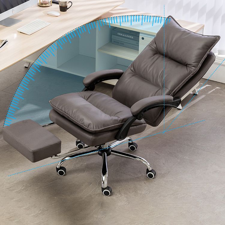 Modern Office Chair with High Back Executive Desk Chair with Padded Arms