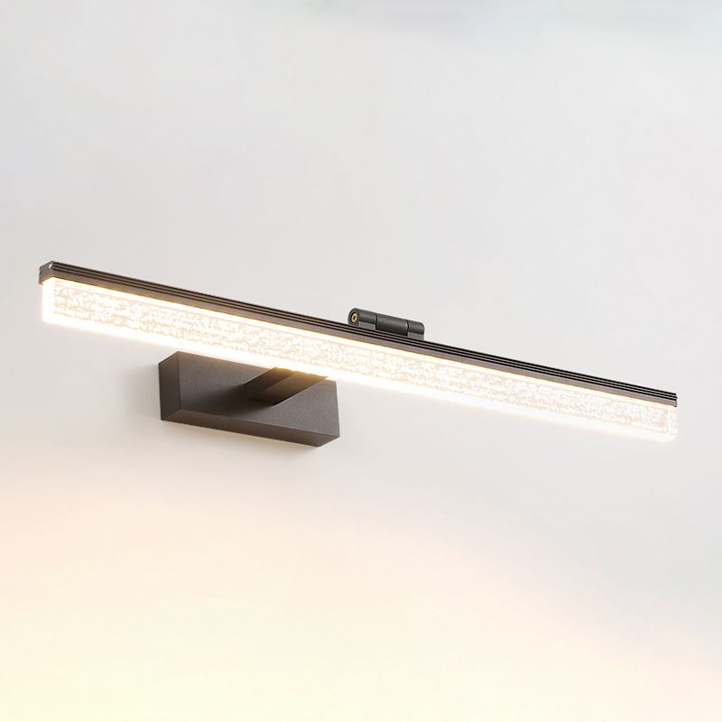 Modern Metal Linear Wall Sconce Simple LED Bathroom Vanity Lighting Fixtures