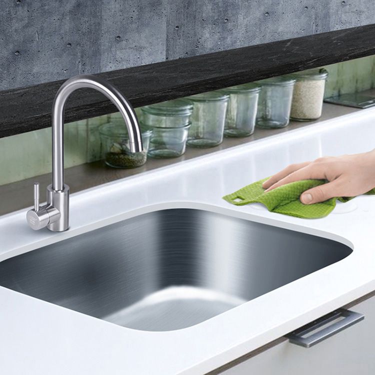 Modern Style Kitchen Sink Stainless Steel Kitchen Sink with Oval Shape